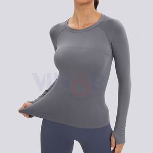 เสื้อป้องกันการเกิดผื่นพิมพ์แบบถ่ายเทความร้อนของผู้หญิงแขนเต็มป้องกัน UPF50แบคทีเรียแห้งเร็วเป็นมิตรกับสิ่งแวดล้อม - Product Image 6