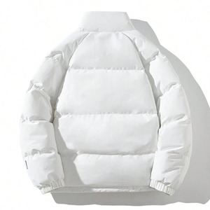 Chaquetas de Plumón de Invierno para Hombre, Acolchadas, Holgadas, Ligeras, Cálidas, con Logotipo Personalizado, de Poliéster Negro - Product Image 6