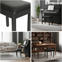 Nouveau tabouret en métal portable, robuste et compact pour la musique, vente en gros