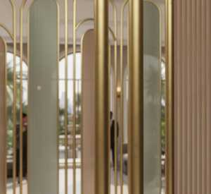 Choix luxueux : Cloison en métal de luxe moderne |   Paravent de séparation de pièce en acier inoxydable de qualité supérieure, paravent en acier inoxydable personnalisé - Product Image 5