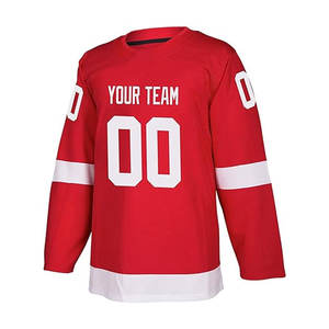 Maillot de hockey sur glace en maille à prix d'usine à bas prix Maillot de hockey en polyester léger 100% personnalisé pour hommes - Product Image 2