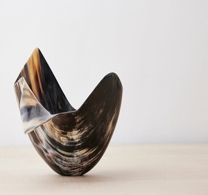 Natural Horn Salad <b>Bowl</b> High-Selling Animal Style Horn <b>Serving</b> <b>Bowl</b> for <b>Christmas</b> - Product Image 1