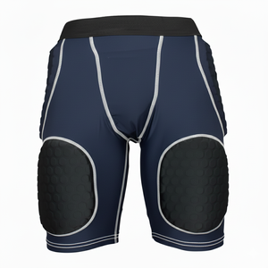 กางเกงฟุตบอลแบบมีแผ่นรองสำหรับผู้ชาย สีเขียวมะกอก สำหรับเยาวชน ช่วยป้องกันและกระชับกล้ามเนื้อ ใช้เป็นชุดชั้นในสำหรับฝึกซ้อมและเล่นกีฬา - Product Image 4