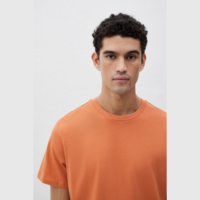 Camisetas ajustadas con estilo para hombre, 95% algodón, 5% Elastano, secado rápido y talla grande, camisetas sólidas en blanco al por mayor de alta calidad