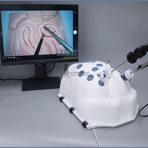Ensemble de simulateur laparoscopique endoscopique en acier inoxydable de qualité supérieure avec source d'alimentation manuelle et modules de formation réutilisables - Product Image 3