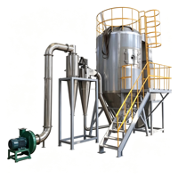 Sécheur par pulvérisation en acier inoxydable pour spiruline, microalgues, poudre d'œuf, machine de séchage par pulvérisation industrielle automatique haute capacité