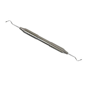 Spatule en acier inoxydable de qualité supérieure 204S, instrument d'hygiène dentaire à double extrémité pour l'élimination de la plaque et du tartre, fabriqué au Pakistan - Product Image 4