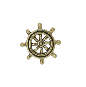 ที่ติดปกล้อเรือทอง-CC598G-ทะเล, เรือ, ล้อเรือ, แล่นเรือใบ, คุณภาพที่ดีที่สุดของตกแต่งทำด้วยมือ - Product Image 1