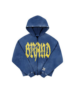 Sudadera con capucha y cremallera para hombre y mujer con estampado personalizado, ropa informal holgada, a la moda de manga larga Sudadera con capucha, sudaderas con personalidad - Product Image 2