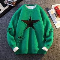Nouveau automne laine pull hommes femmes mode épais chaud pull coréen tricot pulls hommes chandails vêtements d'hiver