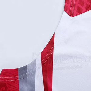 ชุดกีฬาฤดูร้อนไซส์ใหญ่ ผ้าโพลีเอสเตอร์ 100% พร้อมลายปัก  รับสั่งทำพิเศษ พิมพ์โลโก้/หมายเลขทีม คุณภาพสูง - Product Image 4