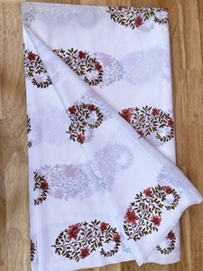 生地インドハンドプリントランニング生地インド布布コットンマルチ使用軽量夏メーカー価格 - Product Image 4