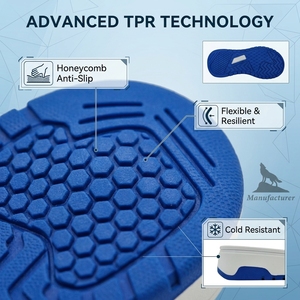 Fournisseur d'usine de Jinjiang : Semelles extérieures en TPR pour chaussures d'enfants, résistantes à l'usure et antidérapantes pour semelles de sport pour enfants - Product Image 5