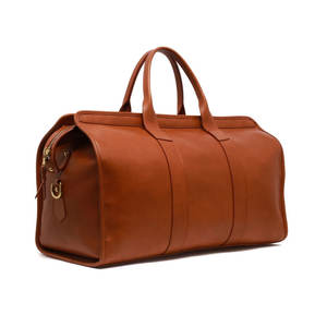 Sac de Voyage en Cuir Premium Marron avec Bandoulière Réglable, Sac de Week-end de Luxe pour Hommes et Femmes - Product Image 3