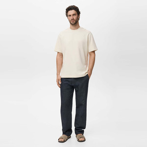 เสื้อยืดบ็อกซี่เสื้อยืดผ้าฝ้ายสลิมฟิตพิมพ์ลายผ้าฝ้าย - Product Image 3