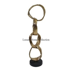 ประติมากรรมศิลปะทำมือบนโต๊ะทำด้วยมือทำด้วยโลหะสีดำรูปปั้นงานศิลปะร่วมสมัยสำหรับตกแต่งบ้าน - Product Image 6