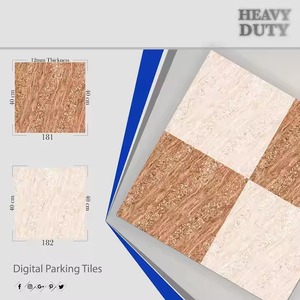 Indiano Atacado Exportação 400x400mm Porcelana Outdoor Car Parking Tiles Fabricante Fornecedor Fábrica Showroom - Product Image 1