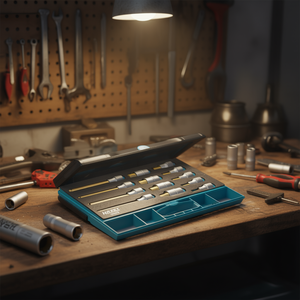 Juego de 13 piezas de destornilladores hexagonales Hazet, cortos y largos, cuadrados de 1/2'' con serraje - Product Image 3