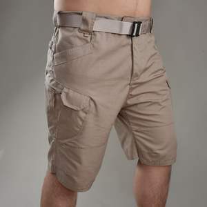 Shorts de travail à séchage rapide pour hommes Vente en gros d'usine Shorts cargo sportifs multipoches décontractés Short de grande taille à fermeture éclair pour hommes - Product Image 5