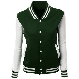 Full Sleeves Women Varsity <b>Jacket</b> Cotton Shell Nylon Breathable Winter Vintage Streetwear Style Customised Logo Printing Cheap - Product Image 1