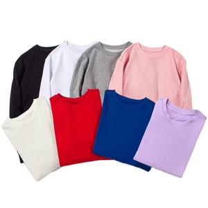 OEM fabricantes de ropa personalizada 250gsm Sudadera de cuello redondo de algodón sudaderas con capucha en blanco Unisex de talla grande sudaderas con capucha - Product Image 1