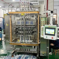Machine d'emballage automatique multi-pistes VFFS pour sachets de pommades, liquides buccaux et huiles – Haute productivité, utilisation facile