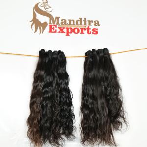 Extensiones de Cabello Humano 100% Natural, Crudo, Sin Procesar, Color Negro Virgen, Ondulado, en Paquetes, Cabello Vietnamita Barato al por Mayor - Product Image 2