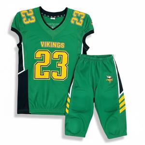 Uniforme de Fútbol Americano Ecológico Fácil de Usar, de Alta Calidad, Color y Talla Personalizables, Talla Grande, Transpirable y de Secado Rápido - Product Image 1