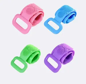 Best Selling Silicone Body Scrubber Bath Brush Exfoliating Shower Brush Bath Belt Available for Bulk Export from US