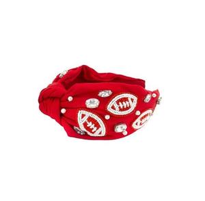 Perles de rocaille faites à la main Gameday bandeau couleurs personnalisées conception élégant perlé Gameday bandeau avec perles de rocaille broderie travail - Product Image 6