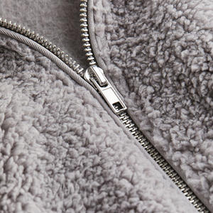 <b>Teddy</b> Zip-through Hoodie <b>Women's</b> Hoodies High Quality Streetwear Customized Fabric Hoodie for Girls - Product Image 5