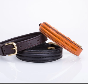 Collier de chien élégant en cuir à double relief Collier de chien pour lévrier et Whippet - Product Image 1