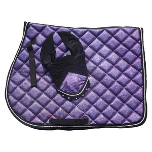 Tapis de selle tout en polycoton de haute qualité avec équipement Bareback en gros à paillettes pour l'équitation et les performances de saut d'obstacles - Product Image 1