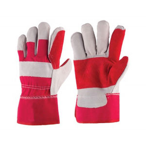 Gants de travail de jardinage en cuir de vache véritable de qualité A, résistants, approvisionnement direct en usine, protection des mains, gants de sécurité au travail - Product Image 1