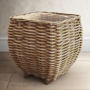 Rattan <b>basket</b> <b>for</b> <b>plants</b> and items Handmade Storage <b>Basket</b> Wholesale eco-friendly Made in Viet Nam - Product Image 3