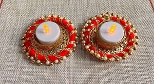Candlestick <b>Holder</b> Table Top <b>Tealight</b> <b>Holder</b> Candle Diwali Diya Christmas Candlestick Night Party Decore - Product Image 6