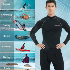 Pakistan Manufacture New Design Rash Guard Best Selling Solid Color Rash Guard Low MOQ Rash Guard - Product Image 6