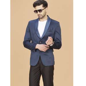 Blazer de Hombre en Oferta, Traje Formal de Poliéster y Algodón con Tela Ligera y Transpirable para Uso Diario al Mejor Precio del Mercado - Product Image 1