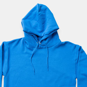 Sweat à capuche d'hiver épais imperméable 100% coton doublé uni teint en fil continu en polaire biologique haute densité Mode streetwear pour homme - Product Image 5