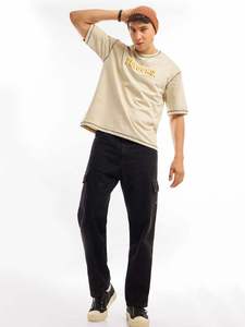 เสื้อยืดผู้ชายขายดีที่สุดเสื้อ100% ผ้าฝ้ายทรงหลวมเสื้อโลโก้ตามสั่งเสื้อยืดแฟชั่นฤดูร้อนของผู้ชายในปากีสถาน - Product Image 5