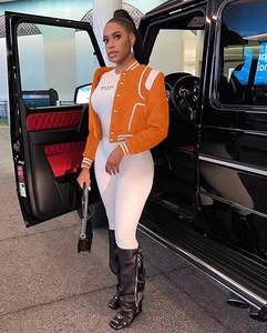 Matériau respirant lettre femmes vestes séchage rapide respirant Pakistan fait lettre femmes vestes vestes femmes - Product Image 5