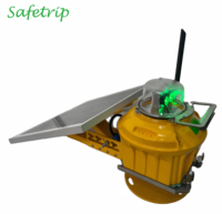 Lampes LED solaires vertes portables rechargeables pour le marquage des seuils de piste, pour les systèmes d'éclairage des pistes d'aéroports et d'aérodromes