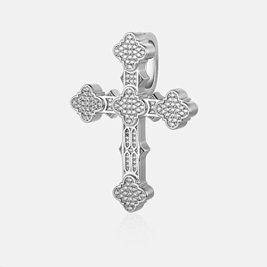 Vente en gros de pendentifs en alliage plaqué or personnalisés avec diamants CZ - Product Image 1