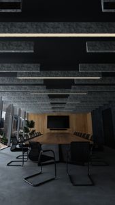 Panel de pared acústico de poliéster PET 100% Material insonorizado para uso comercial, residencial y de oficina - Product Image 3