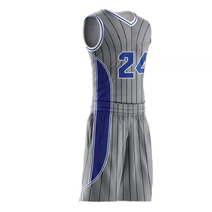Conjunto de Uniforme de Baloncesto Personalizado, Jersey y Pantalones Cortos de Poliéster Transpirable, Venta al Por Mayor OEM - Product Image 5