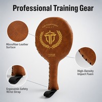 Cible de Réaction pour Entraînement de Boxe, Muay Thai, Taekwondo en Cuir Microfibre Léger et Durable – Équipement de Protection
