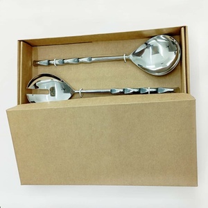 Juego de mesa de comedor de diseño real para fruta y verdura, set de herramientas aptas para lavavajillas, tenedor para ensalada, pulido de espejo, nuevo - Product Image 1