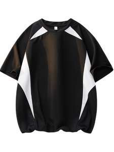 Custom Men Summer T Shirt and Shorts <b>Set</b> Breathable Cotton Casual 2 Piece Outfit Lightweight Streetwear Tracksuit - Product Image 3