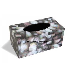 Luxury Wood <b>Tissue</b> Box Classic Green Powder Coated Stylish Handmade Top Selling Kitchenware New Wholesale Wooden <b>Tissue</b> Box - Product Image 6