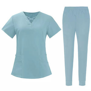 Uniforme Médico Scrub Enfermería Jogger Mujeres Scrub Set Salón de Belleza Scrub - Product Image 4